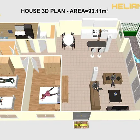 Appartement Helianthos - No2